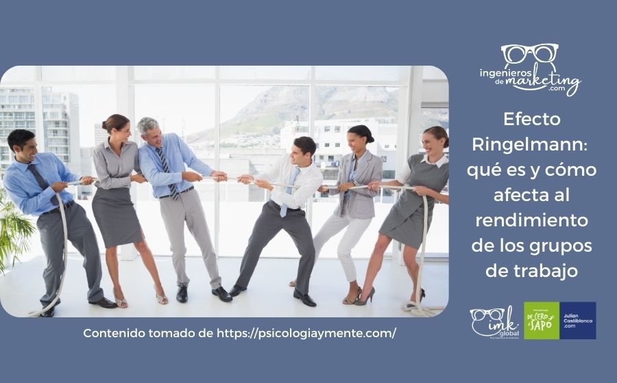 Efecto Ringelmann:  qué es y cómo afecta al rendimiento de los grupos de trabajo