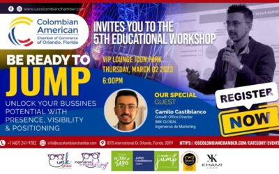 Us Colombian Chamber of Orlando Florida invita a su 5° Taller Educacional