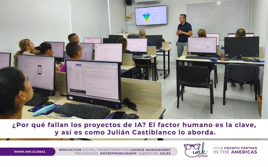 ¿Por qué fallan los proyectos de IA? El factor humano es la clave, y así es como Julián Castiblanco lo aborda.