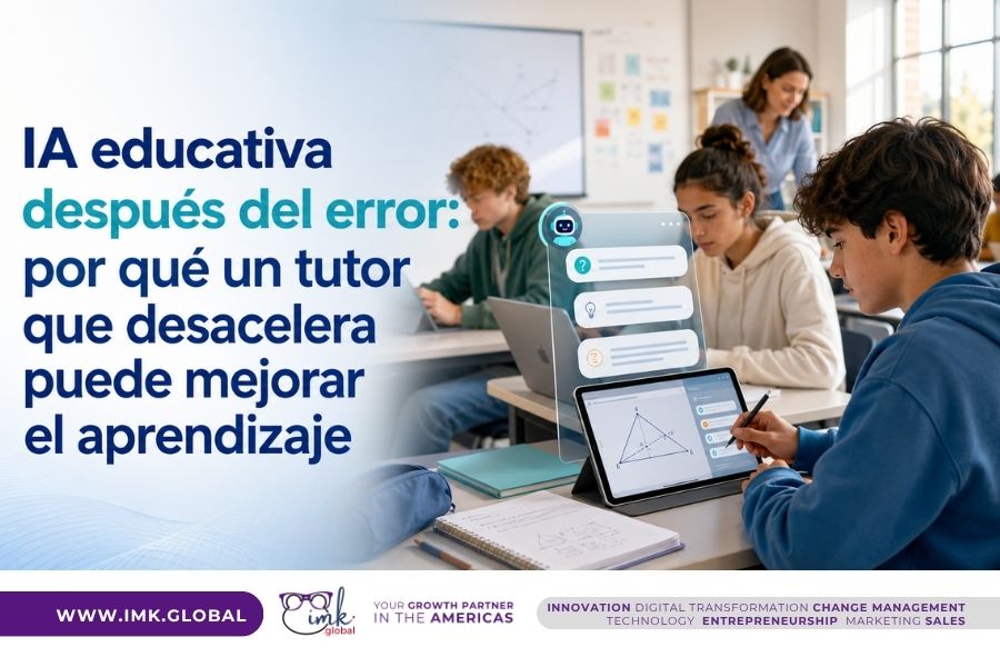 IA educativa después del error: por qué un tutor que desacelera puede mejorar el aprendizaje